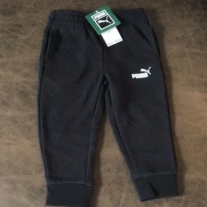 Puma Toddler Black Joggers